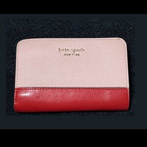 Kate Spade Colorblocked Small Compact Wallet